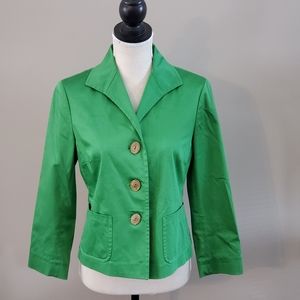Lafayette 148 Kelly Green Blazer